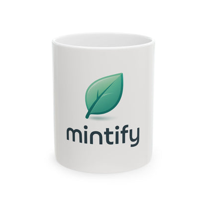 Mintify Customized Ceramic Mug (11oz, 15oz) - Personalized Coffee Cup with Vivid Colors