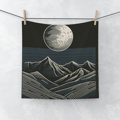 Face Towel - Soft & Absorbent Cotton for Hand, Face, or Makeup - 13x13 inches