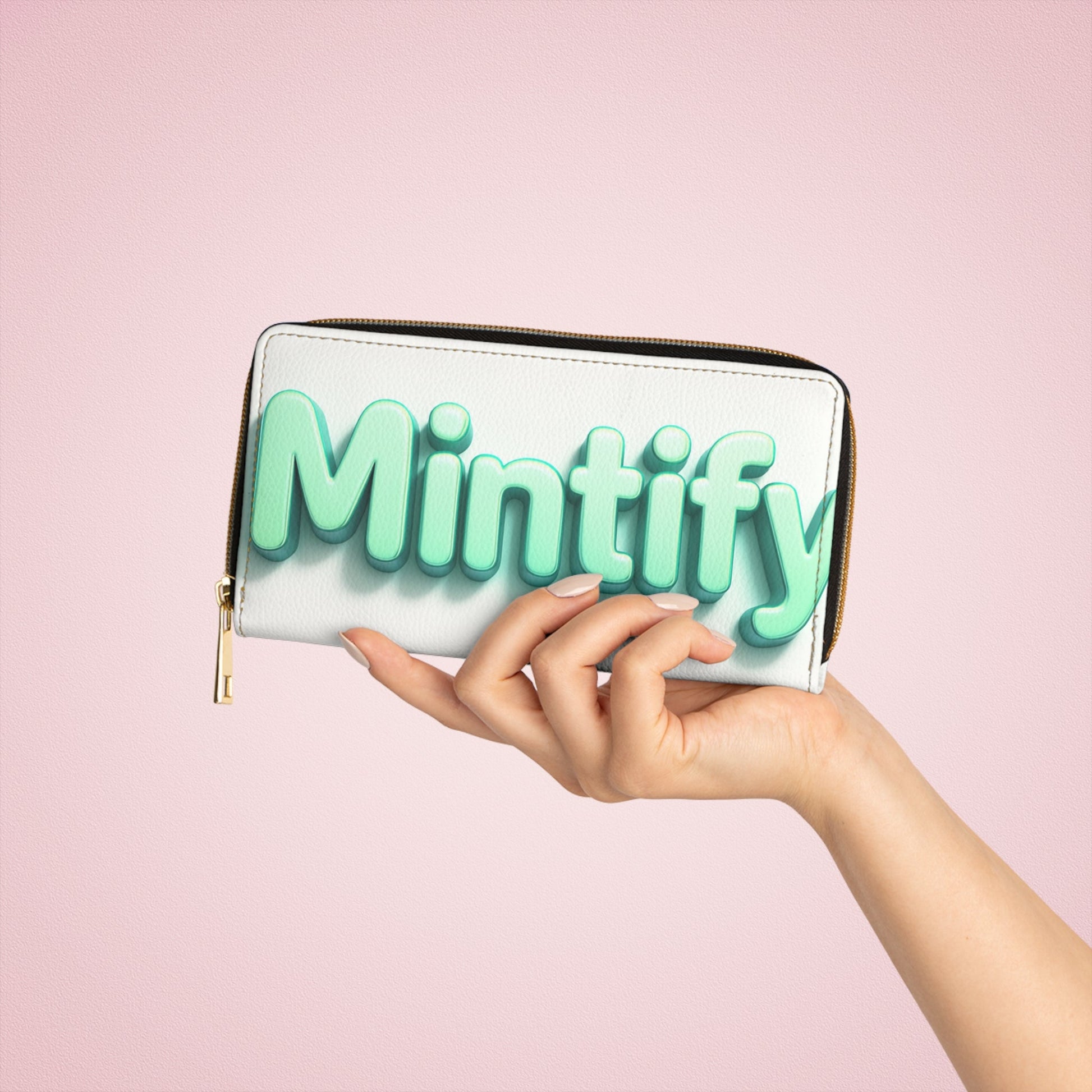 Mintify Zipper Wallet Printify